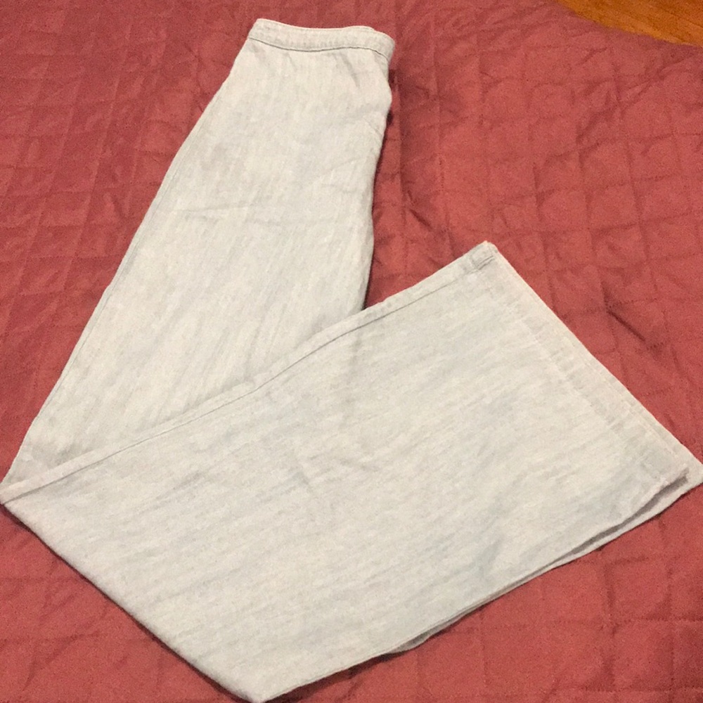 American Apparel light blue denim bell bottoms